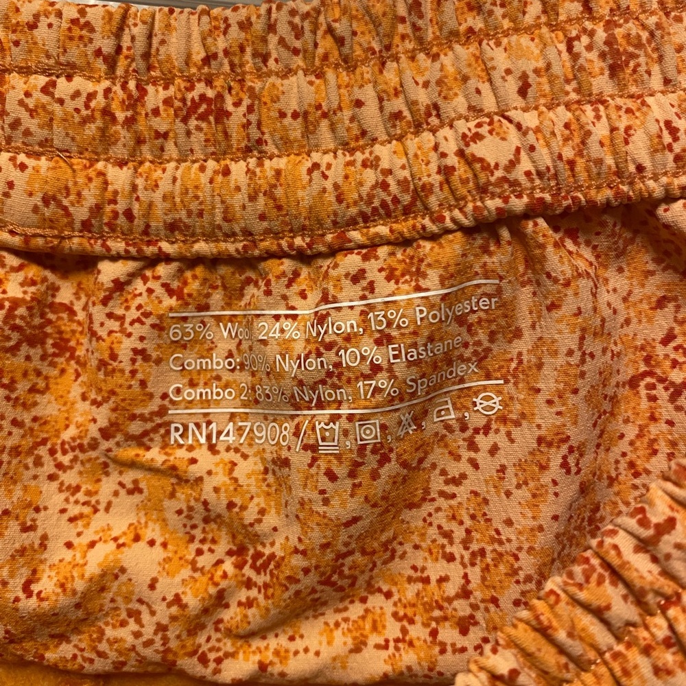 Outdoor Voices Megafleece Orange Shorts - Picture 5 of 6
